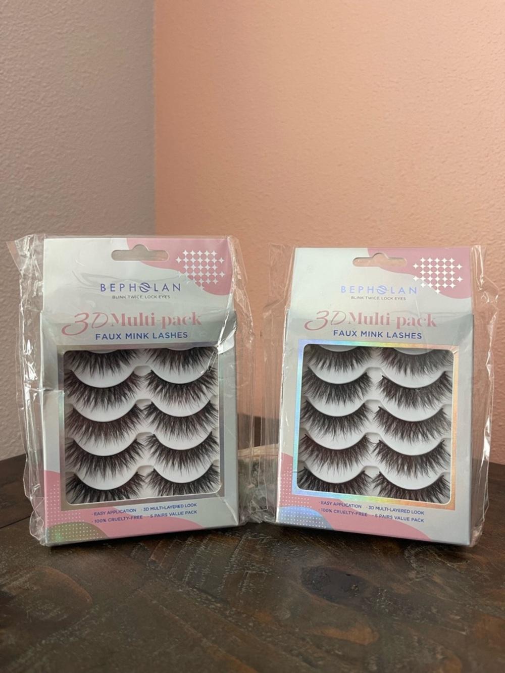 3D Multi-Pack Faux Mink Lashes_Set of 2_Black